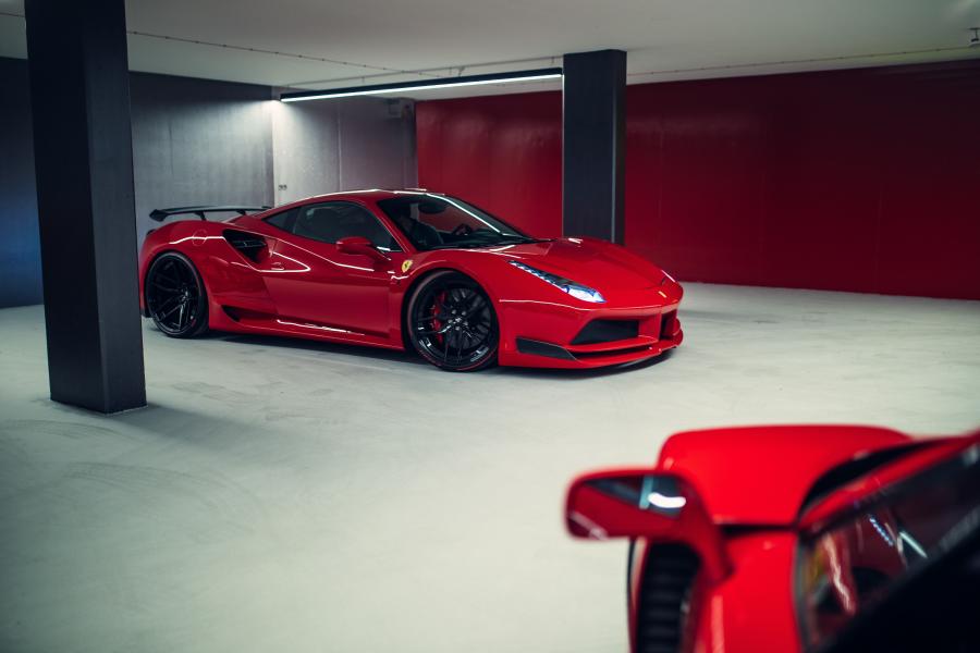  Ferrari 488 GTB N-Largo by Novitec Rosso 2017 года  (фото 21 из 23)